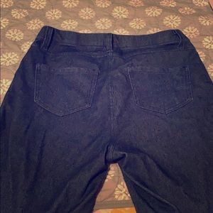 Dark blue jeans
